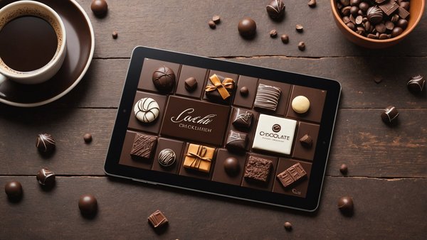 Transformez vos idées en douceur avec une tablette de chocolat à votre image : logo, dessin, texte